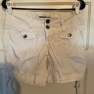 White shorts.